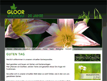 Tablet Screenshot of gloor-gartenbau.ch